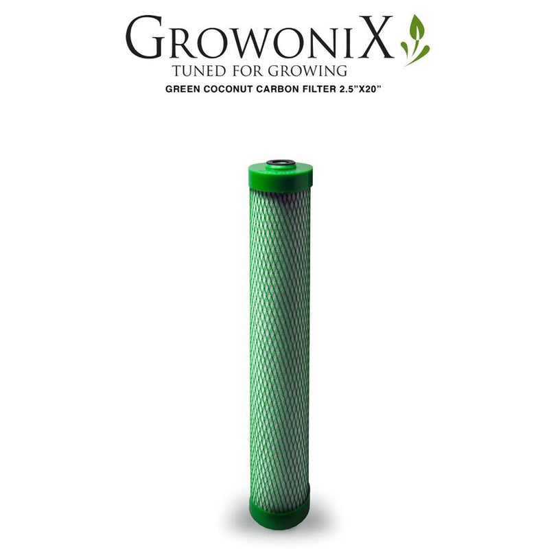 Growonix - Growonix 2.5'' x 20'' Green Coco Carbon Filter - Hydroponics Club