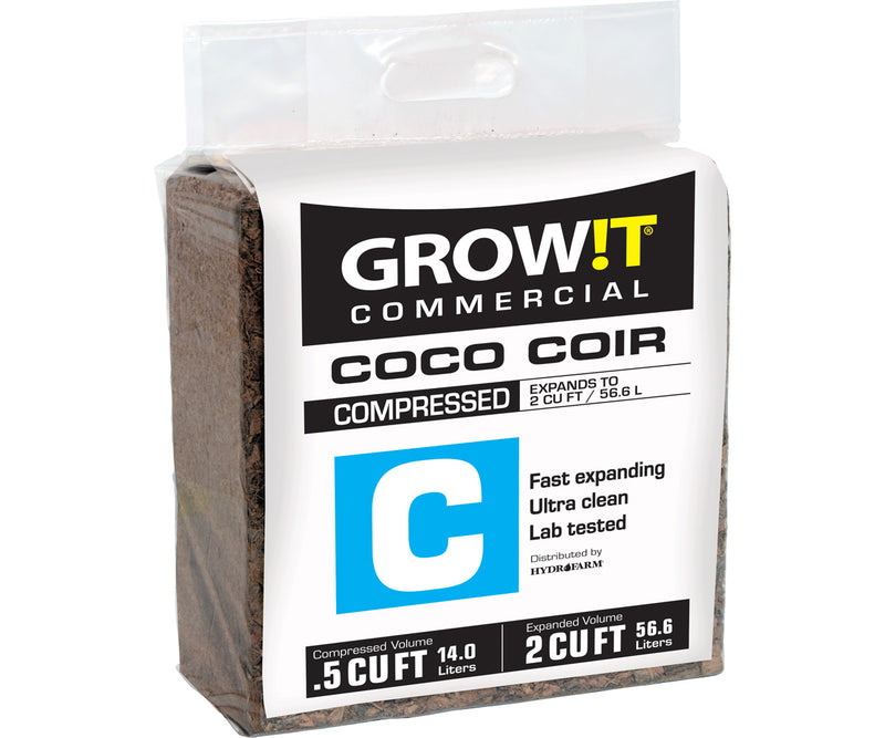 Grow!T - Grow!T Commercial Coco Coir 5Kg - Hydroponics Club