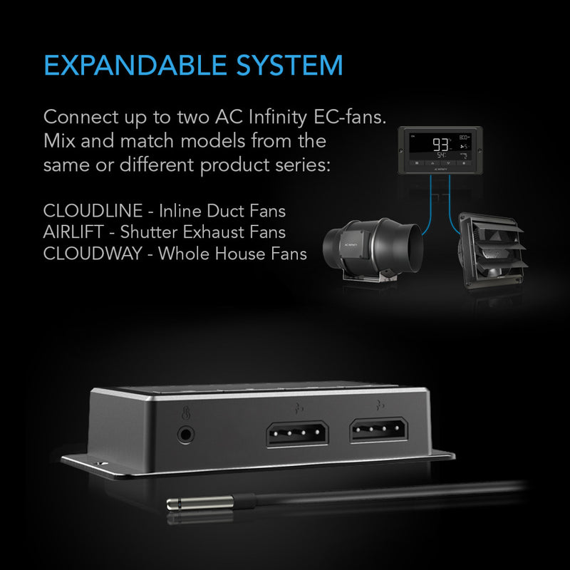 AC Infinity - AC Infinity Controller 67 - Temperature & Humidity Bluetooth Fan Controller - Hydroponics Club