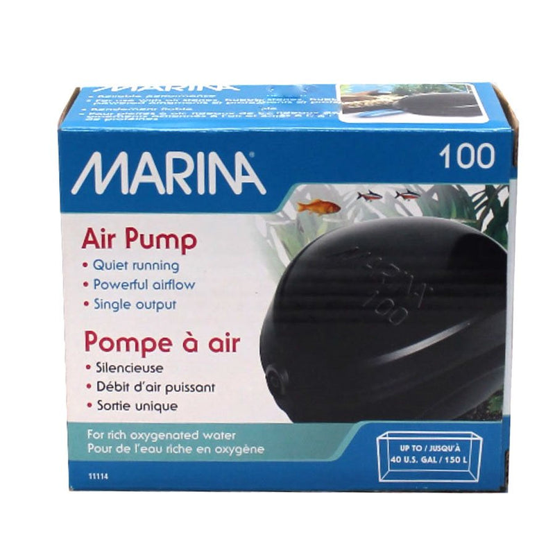 MARINA 100 1 OUTPUT AIR PUMP - Hydroponics Club Canada